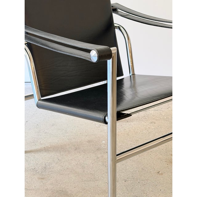 Lc1 “Fauteuil À Dossier Basculant” Armchair by Le Corbusier, Jeanneret & Perriand for Cassina For Sale - Image 11 of 12