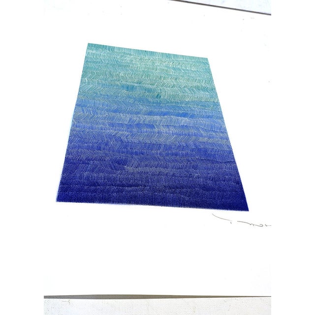 2020s "Grand Carré Long 2025 - 06" Original Drawing by Tehos For Sale - Image 5 of 5