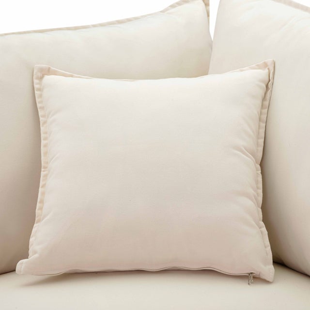 2020s Cali Natural Wicker Outdoor Modular Loveseat For Sale - Image 5 of 9