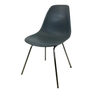 Mid Century Style Grey Plastic Molded Chair by Eames for Herman Miller
