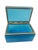 French Antique French Blue Opaline Glass Box, Circa 1860 For Sale - Image 3 of 5