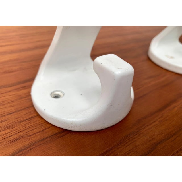 Vintage German Metal Coat Hooks from Schönbuch, 1970s, Set of 2 For Sale - Image 3 of 13