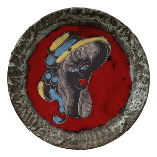 Decorative Plates attributed to La Settimello, 1960s, Set of 2 For Sale