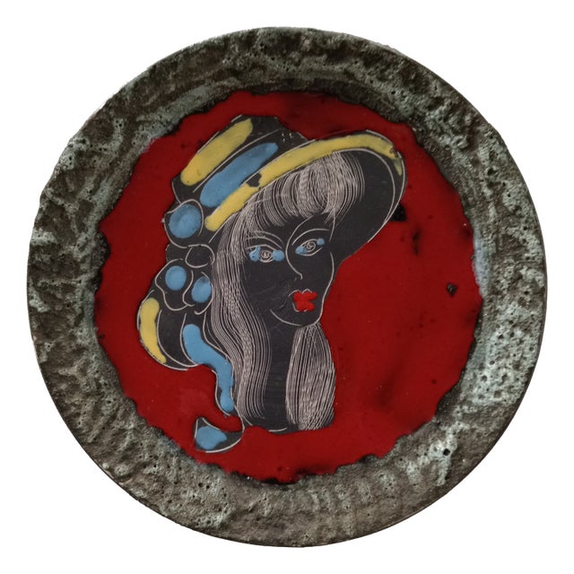 Decorative Plates attributed to La Settimello, 1960s, Set of 2 For Sale