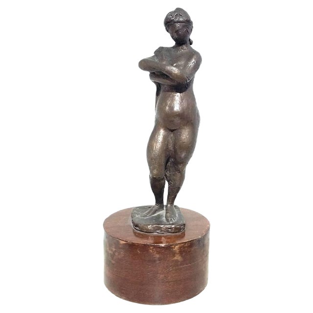Figura Femminile Bronze Sculpture by Giuseppe Mazzullo, 1944 For Sale