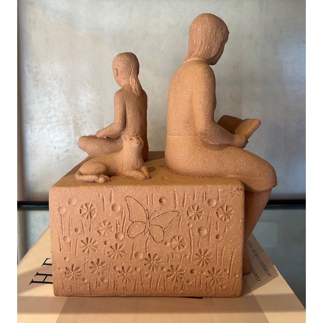 1980s Marilyn Fox Terracotta Sculpture For Sale - Image 4 of 5