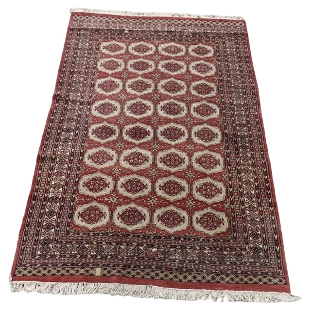 Antique Handmade Bokhara Rug For Sale
