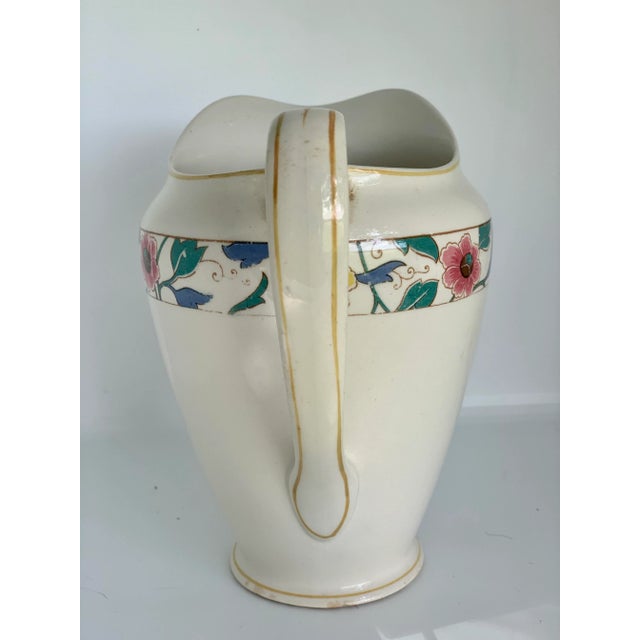 Mid 20th Century Vintage Johnson Brothers Pareek Chamonix Ceramic Pitcher For Sale - Image 5 of 12