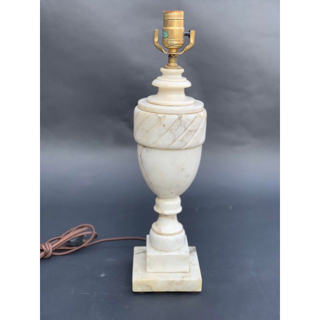 Italian Marble Lamps a Pair Chairish