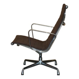 Brown EA 108 Swivel Desk Chair by Charles and Ray Eames For Sale