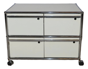 Low Cabinet on Casters attributed to Fritz Haller & Paul Schärer for Usm Haller, 1960s