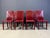 Red Leather Dining Chairs from Roche Bobois, France, 1980s, Set of 8 For Sale - Image 14 of 14