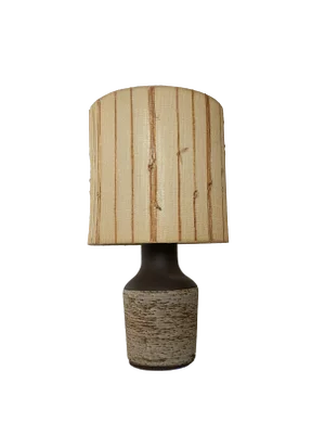 Scandinavian Style Table Lamp with Ceramic Base and Shade, 1960s