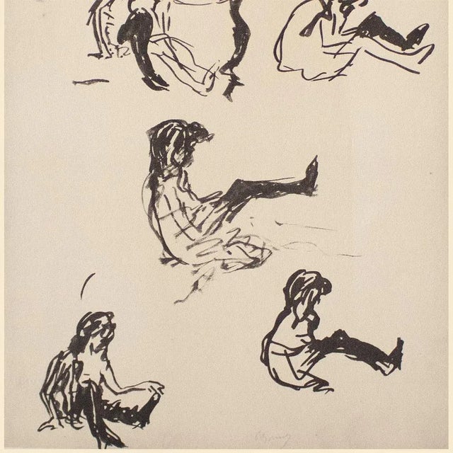 1959 Pierre Bonnard "Studies", First Edition Lithograph For Sale - Image 4 of 8