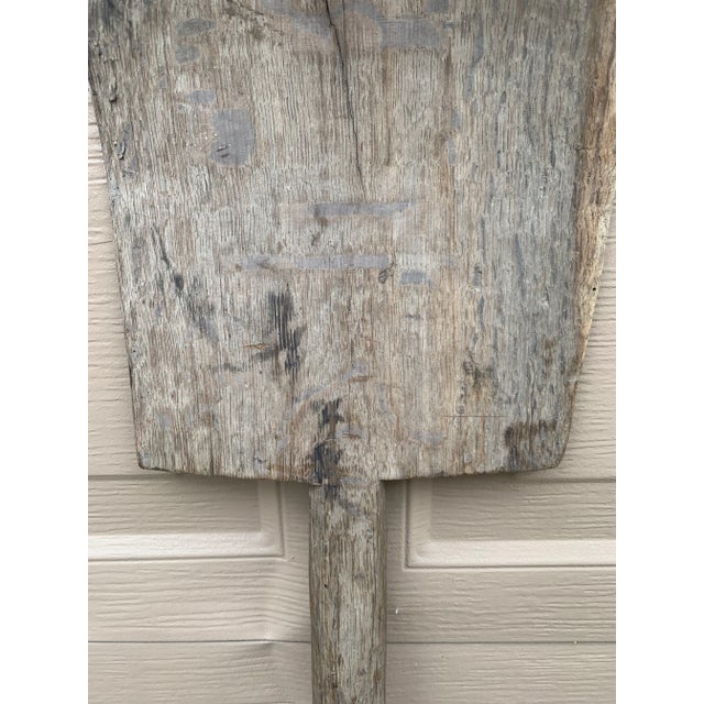 Wood Antique 19th Century Hand Made Wooden Shovel For Sale - Image 7 of 9