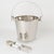 Italian designer Punto Bacola designed this extraordinary Memphis-style ice bucket for Montagnani, Firenze. The rare...