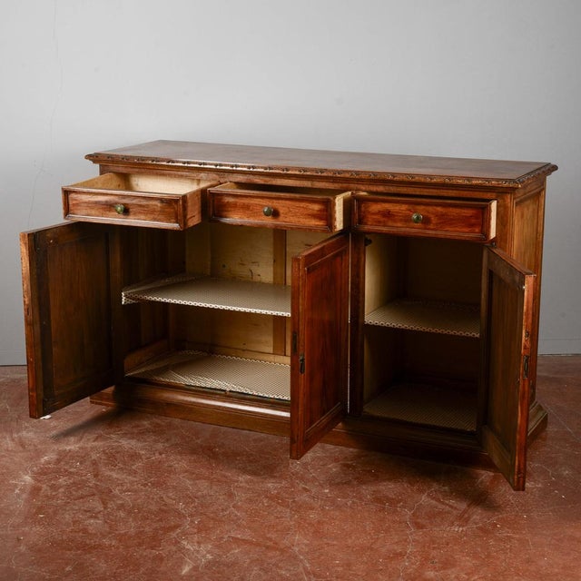 Vintage Low-Framed Wooden Sideboard For Sale - Image 15 of 18