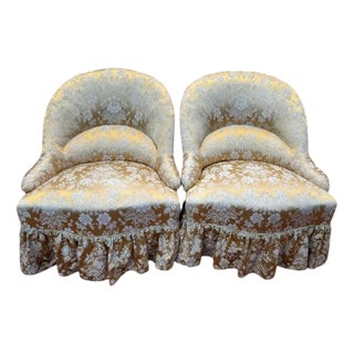20th Century Crapaud Armchairs, Set of 2 For Sale