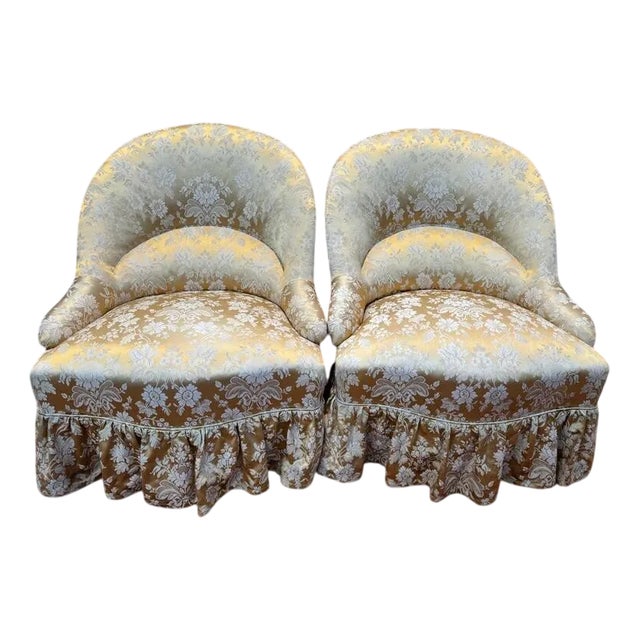 20th Century Crapaud Armchairs, Set of 2 For Sale