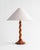 Wood Vintage Scandinavian Hand-Carved Table Lamp, Sweden, 1944 For Sale - Image 7 of 8