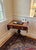An authentic mid-century Mersman Table, this fully restored mahogany drop-leaf silverware chest table seamlessly pairs...