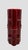 This Red Wing USA Burgundy Bamboo Stalk Ceramic Vase with a Light Grey interior is a stylish and unique decorative piece...