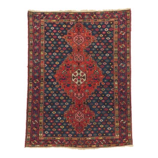 Antique Persian Bakhtiari Rug - 05'05 x 07'01 For Sale