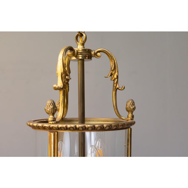 Vintage Brass Lantern, 1930 For Sale - Image 6 of 7