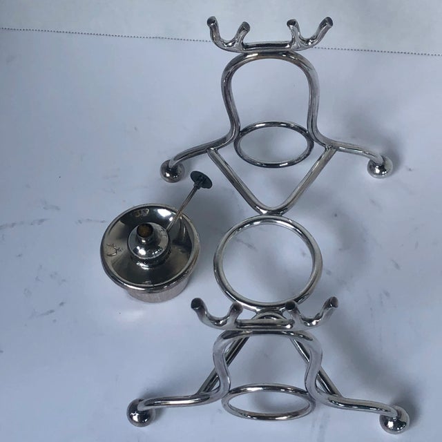 Wood James Dixon & Sons Sheffield Tea Kettle on Stand For Sale - Image 7 of 11