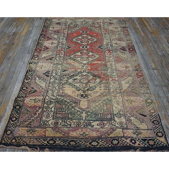 Mid 20th Century Turkish Anatolian Carpet 4' 3" x 7' 1" General Rug Type: Turkish Village Specific Rug Type: Turkish...