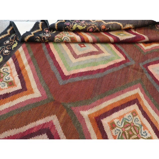 Galerie Shabab Collection Mid-20th Century Turkish Flatweave Kilim Rug For Sale - Image 10 of 10