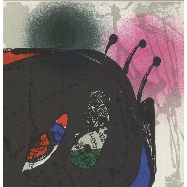 Artist: Joan Miro Title: Litografia original III Year: 1975 Signed: No Medium: Lithograph Paper Size: 13 x 9.75 inches (...