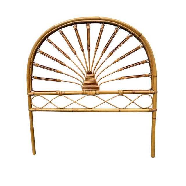Headboards in Bamboo and Rattan, France, 1960s, Set of 2 For Sale - Image 4 of 8