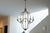 English Paul Ferrante Custom Antiqued Silver Leaf 10 Bulb Hand Forged Candelabra For Sale - Image 3 of 9