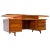 Writing Desk in Walnut and Glass attributed to Silvio Cavatorta, Italy, 1950s For Sale - Image 13 of 13
