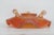 Glass Fenton Marigold Carnival Glass Water Lily Ruffled Footed Candy Dish For Sale - Image 7 of 10