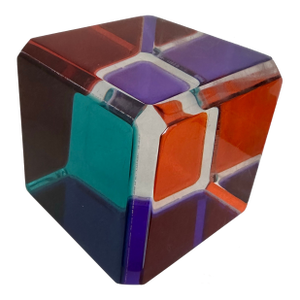 1990s Vasa Laminated Acrylic Cube Large Size