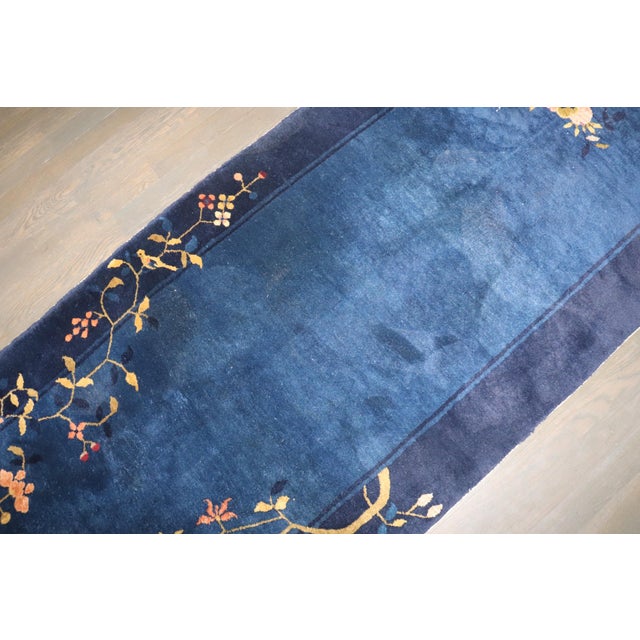 Rare Antique Chinese Art Deco Runner, 2'9'' X 14'2'' For Sale In New York - Image 6 of 8
