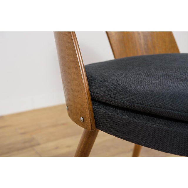 Mid-Century Oak Dining Chairs by Antonín Šuman for Tatra Nábytok, Czechoslovakia, 1960s, Set of 6 For Sale - Image 17 of 18