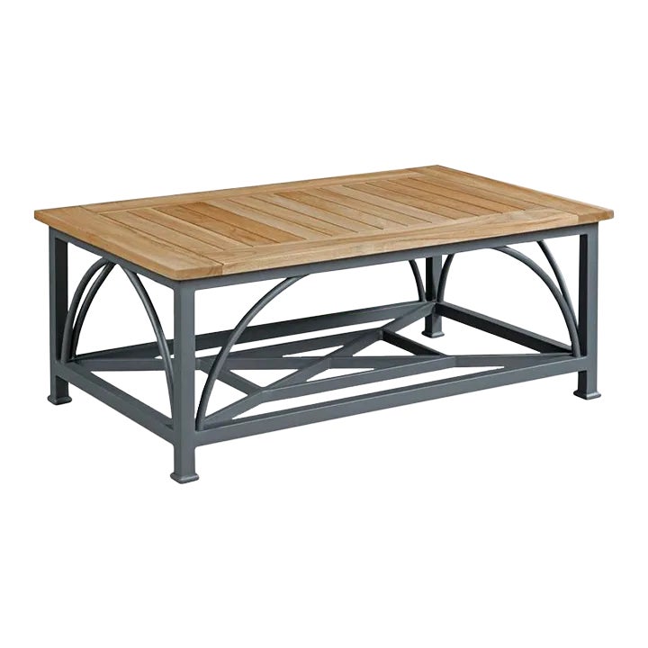 Woodbridge Furniture Jupiter Outdoor Cocktail Table, Natural Teak ...