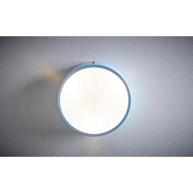 1960s Design Italian wall lamp nos in light gray. Up to 250V (Europe/UK Standard).The wiring of this item may be original...