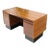 American Walnut Ed Wormley for Dunbar Double Pedestal Desk w/ Folding Return For Sale
