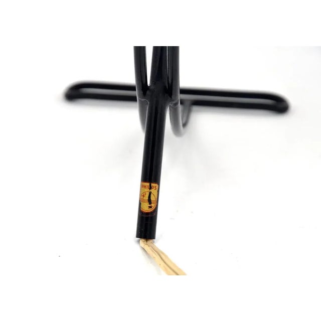 Black NB100 Table Lamp by Louis Kalff for Philips, 1950s For Sale - Image 8 of 10