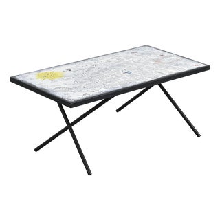 Enamelled Coffee Table by Bernard Hesling, Sydney, 1970s For Sale