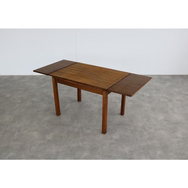 Wood Art Deco Extendable Dining Table, 1940s For Sale - Image 7 of 11