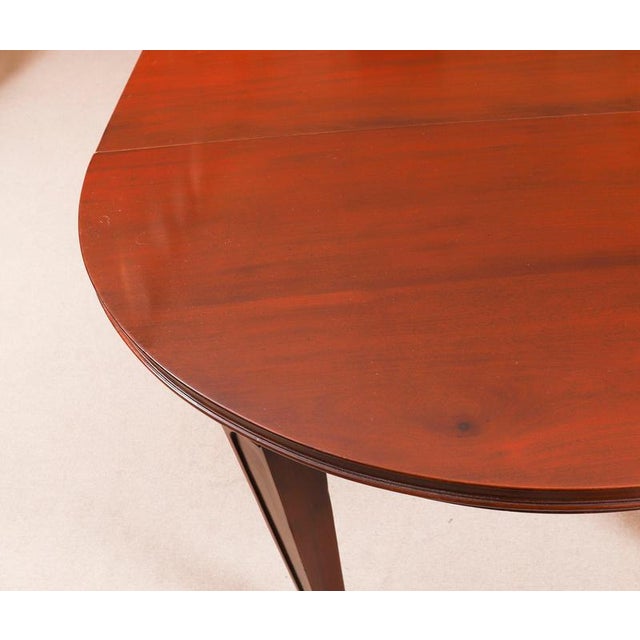 Antique 19th Century Oval Extending Dining Table and Regency Dining Chairs, Set of 9 For Sale - Image 11 of 15