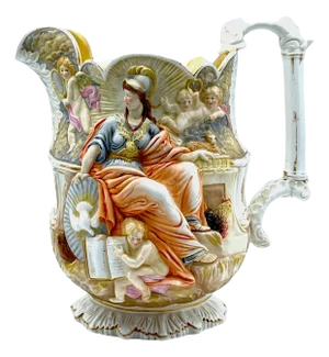 1851 Great Exhibition 'Wisdom and Providence' Pitcher by Samuel Alcock