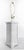 Late 20th Century Palm Beach Coastal Chic White Wicker Table Lamps With Harps and Finials, a Pair For Sale In Miami - Image 6 of 10
