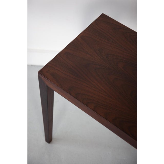 Severin Hansen Danish Side Table in Mahogany attributed to Severin Hansen, 1960s For Sale - Image 4 of 6