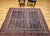 19th Century Persian Afshar Tribal Rug, Handwoven Wool, All-Over Geometric Pattern, Navy & Blue, 5x6 For Sale In Chicago - Image 6 of 18
